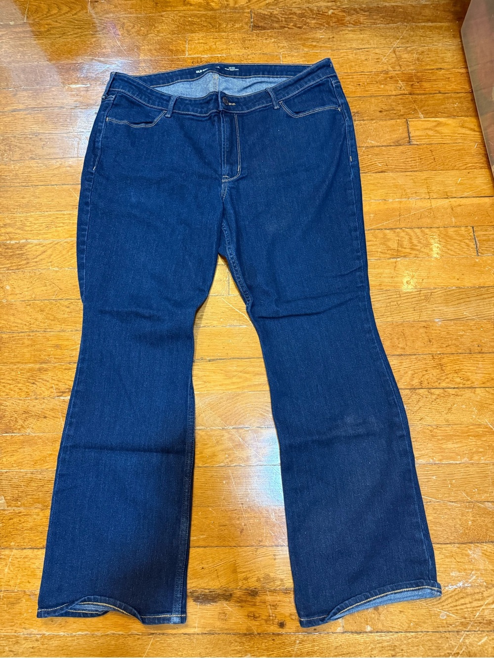 Old Navy Women's Dark Blue Flare Jeans